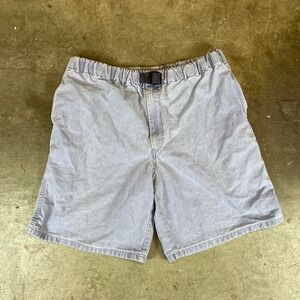 Port West Mens Canvas Climbing Shorts Faded Purple Integrated Belt Size 32